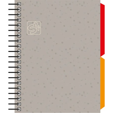 Libreta Senfort Seoul Book Mix 120 Hojas 2 Separadores Gris