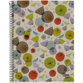 Cuaderno Forma Francesa Raya Miquelrius Eco Design 120 Hojas Bird