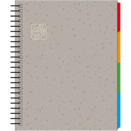Cuaderno Forma Francesa Senfort Seoul Cuadro Chico 100 Hojas Gris