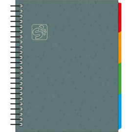Cuaderno Forma Francesa Senfort Seoul Cuadro Chico 100 Hojas Verde