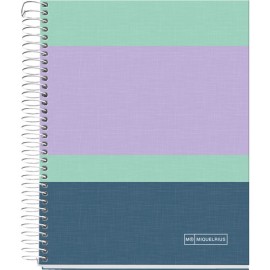 Cuaderno Forma Francesa Cuadro Chico Miquelrius Rider Purpurale 140 Hojas