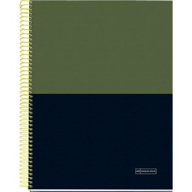 Cuaderno Profesional Cuadro Chico Miquelrius Rider Green 140 Hojas
