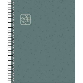 Cuaderno Profesional Senfort Seoul Cuadro Chico Verde 80 Hojas