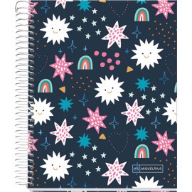 Cuaderno Forma Francesa Cuadro Chico Miquelrius Twinkle 140 Hojas