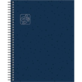 Cuaderno Profesional Senfort Seoul Cuadro Chico Azul 80 Hojas