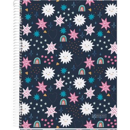 Cuaderno Profesional Cuadro Chico Miquelrius Twinkle 140 Hojas