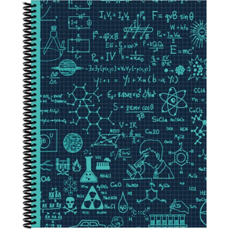 Cuaderno Profesional Senfort Maths Cuadro Chico Negro 80 Hojas