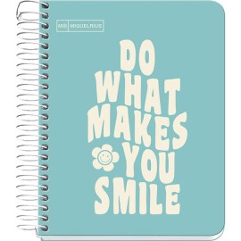 Libreta apuntes Miquelrius Messages Book raya 100 hojas Celeste