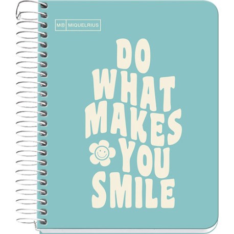 Libreta apuntes Miquelrius Messages Book 5mm 100 hojas Celeste