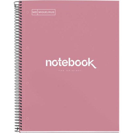 Cuaderno Profesional Raya Miquelrius Emotions 80 Hojas Rosa