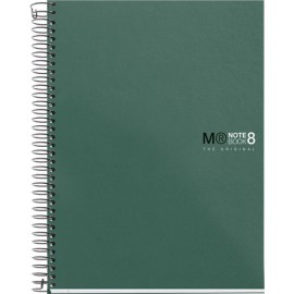 Cuaderno Forma Francesa Cuadro Chico Miquelrius 200 Hojas Kaki