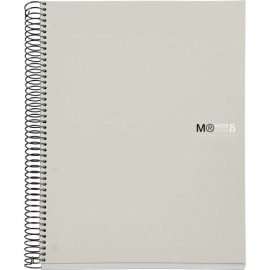 Cuaderno Profesional Cuadro Chico Miquelrius 200 Hojas Gris