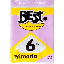 Forro transparente Sep 6To plastico con 7 piezas