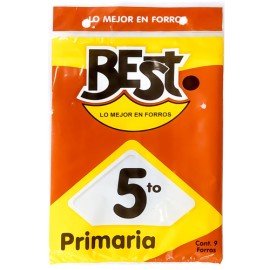 Forro transparente Sep 5To plastico con 7 piezas
