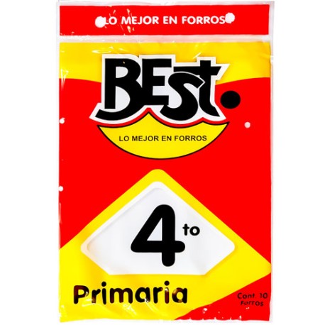 Forro transparente Sep 4To plastico con 7 piezas