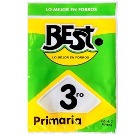 Forro transparente Sep 3Ero plastico con 5 piezas