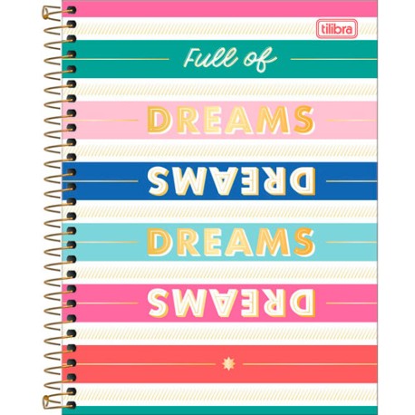 Cuaderno Universitario Tilibra Be Nice espiral 160 hojas Raya