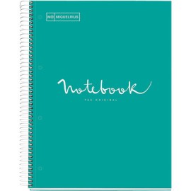 Cuaderno Profesional Puntos Miquelrius Emotions 80 Hojas Turquesa