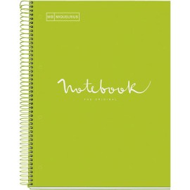 Cuaderno Profesional Puntos Miquelrius Emotions 80 Hojas Lima