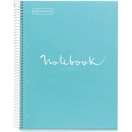 Cuaderno Profesional Raya Miquelrius Emotions 120 Hojas Azul