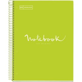 Cuaderno Forma Francesa Cuadro Chico Miquelrius Emotions 120 hojas Lima