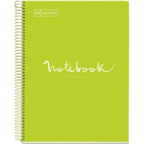 Cuaderno Forma Francesa Cuadro Chico Miquelrius Emotions 120 hojas Lima