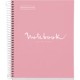 Cuaderno Forma Francesa Cuadro Chico Miquelrius Emotions 120 hojas Rosa