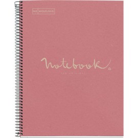 Cuaderno Profesional Cuadro Chico Miquelrius Eco Design 80 Hojas Rosa