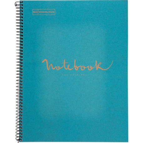 Cuaderno Profesional Cuadro Chico Miquelrius Eco Design 80 Hojas Azul