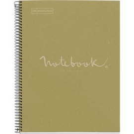 Cuaderno Profesional Cuadro Chico Miquelrius Eco Design 80 Hojas Verde