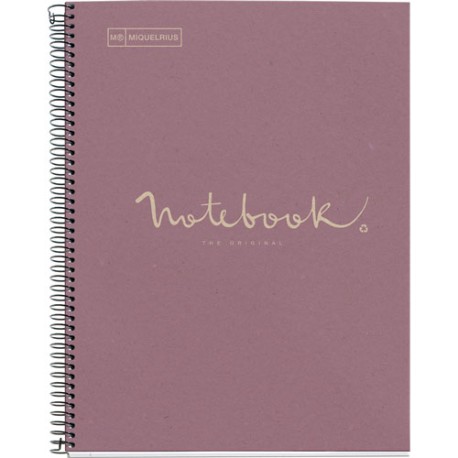 Cuaderno Profesional Cuadro Chico Miquelrius Eco Design 80 Hojas Lavanda
