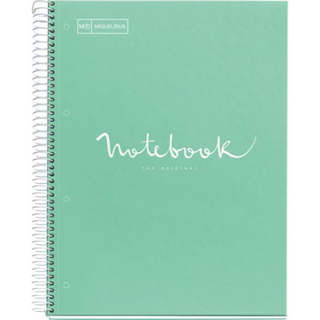Cuaderno Profesional Puntos Miquelrius Emotions 80 Hojas Menta