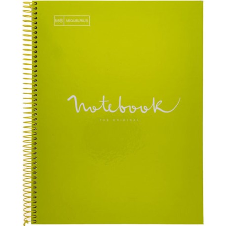 Cuaderno Profesional Raya Miquelrius Emotions 80 Hojas Lima