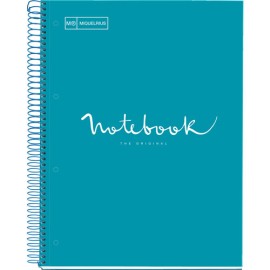 Cuaderno Profesional Raya Miquelrius Emotions 80 Hojas Azul