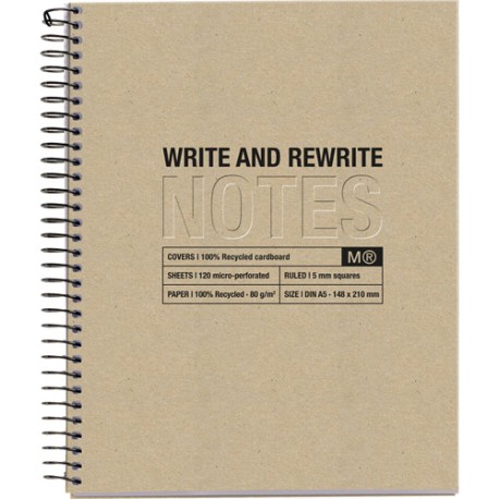 Cuaderno Forma Francesa Raya Miquelrius Eco Design 120 Hojas Craft