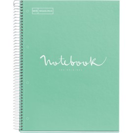 Cuaderno Profesional Cuadro Chico Miquelrius Emotions 80 Hojas Menta