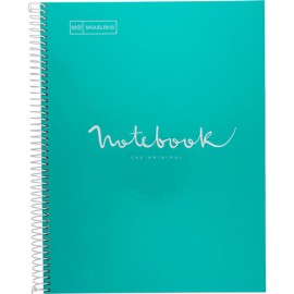 Cuaderno Profesional Raya Miquelrius Emotions 80 Hojas Turquesa