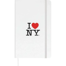 Libreta Mlk 13x21cm I Love Ny hoja raya pasta dura blanco