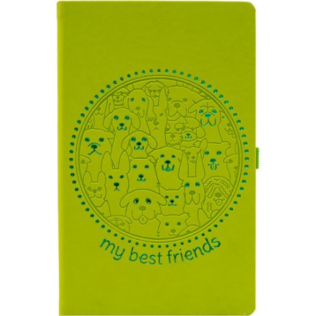 Libreta Regalo Ldg Q16C9-636 Monza Verde Manzana Pets