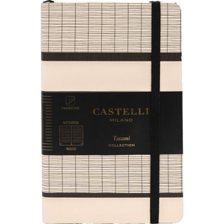 Libreta Regalo Castelli 9x14cm Tatami White