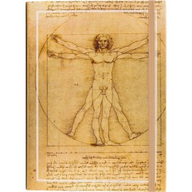 Libreta Eolica El Hombre De Vitruvio 13x18cm
