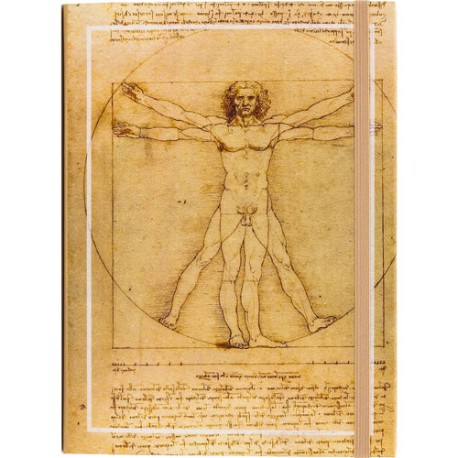 Libreta Eolica El Hombre De Vitruvio 13x18cm