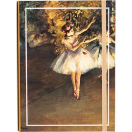 Libreta Eolica Dos Bailarinas En Escena 13x18cm