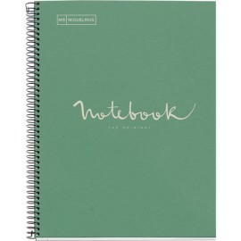 CUADERNO PROFESIONAL MIQUELRIUS ECO EMOTIONS 5MM 80 HOJAS MENT