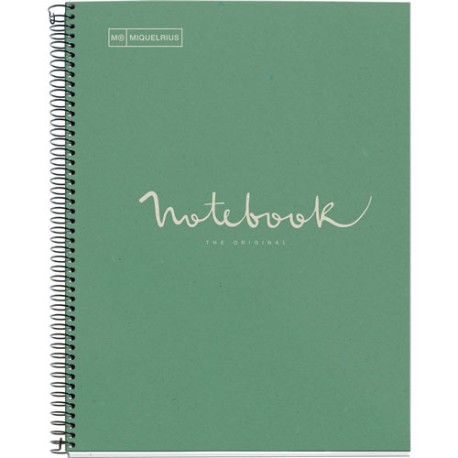 CUADERNO PROFESIONAL MIQUELRIUS ECO EMOTIONS 5MM 80 HOJAS MENT
