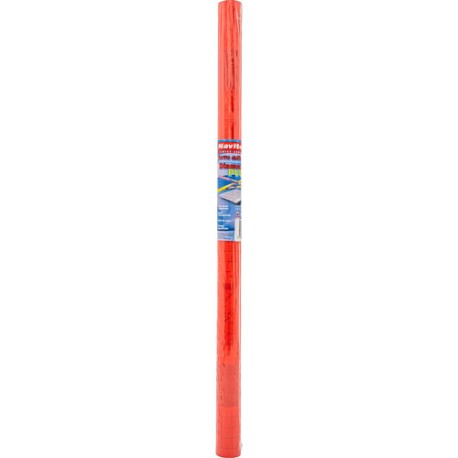 Plástico adhesivo Navitek .45x2m para forro rojo