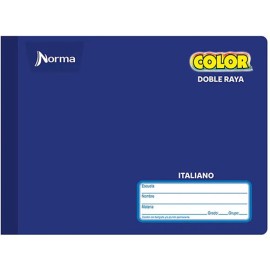 Cuaderno cosido forma italiana Norma Color 360 de raya 100 hojas