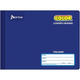 Cuaderno cosido forma italiana Norma Color 360 cuadro grande 100 hojas