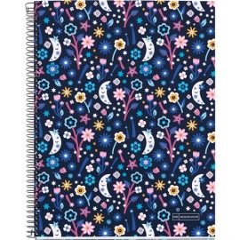 Cuaderno Miquelrius Night Garden DB Raya 140 hojas