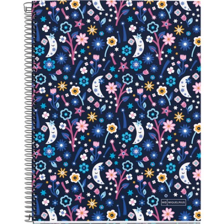 Cuaderno Miquelrius Night Garden DB Raya 140 hojas